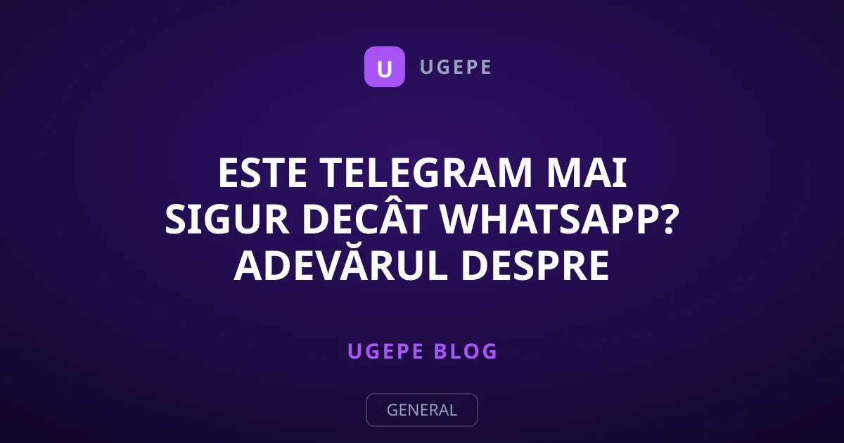 Este Telegram mai sigur decât WhatsApp? Adevărul despre criptare